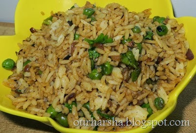 Green peas rice (8)