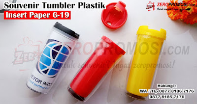 Tumbler Insert Paper G19 / Mug Insert Paper Plastik, Souvenir Tumbler Insert Paper, Souvenir Tumbler Insert Paper Type G19, Tumbler Insert Paper SNOW Polos Botol Plastik Souvenir Cup Gelas G19, Tumbler double Layer insert paper tipe G19