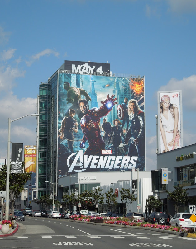 Giant Avengers billboard
