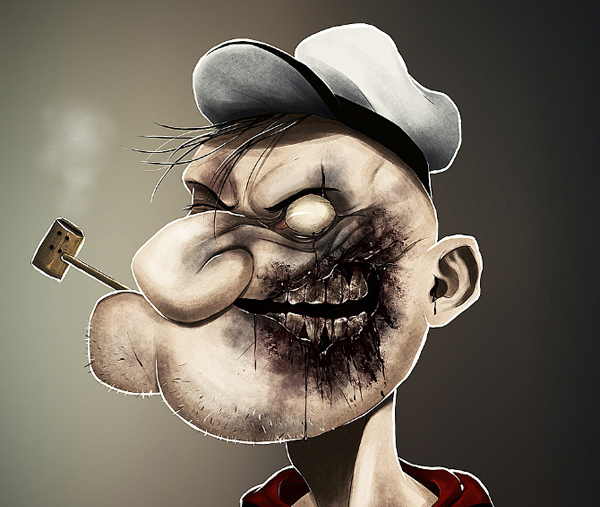Zombie Cartoon Character