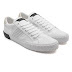 Sepatu Sneakers Antony Morato ´´Blade´´ Low-Top Sneaker In Cotton Canvas With Tonal Sueded Detailing Trainers White 138097484