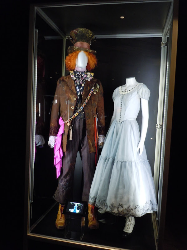 Mad Hatter and Alice in Wonderland film costumes