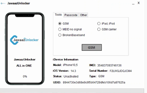 All iPhone iOS 14.5 & 14.5.1 & 14.6 Bypass with JawaazUnlocker Windows Tool v3.1