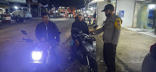 Patroli Malam Polsek Picung Polres Pandeglang Cegah Terjadinya Gangguan Kamtibmas