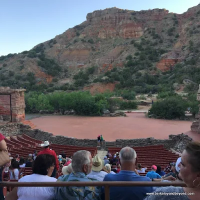 open-air stage at Texas--The Musical at Palo Duro Canyon State Park in Canyon, Texas