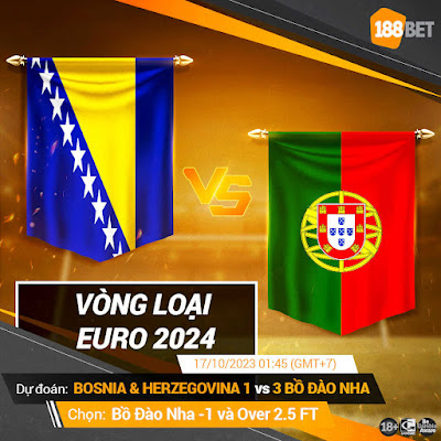 Nhận định Vòng loại Euro 2024 BOSNIA & HERZEGOVINA VS BỒ ĐÀO NHA