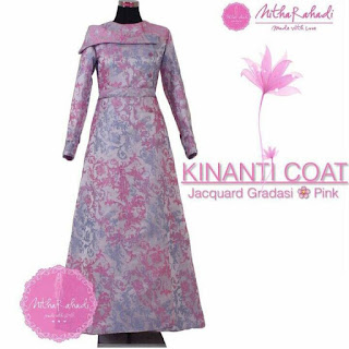 khusus jual coat, coat panjang, jaket elegan, coat bahan bolatelly, coat bahan jacguard, coat premium, coat seragam keluarga, coat couple, coat jumbo, coat anak anak, coat murah, coat elegan, coat terbaru, Baju Pesta Seragam Keluarga, Baju Pesta Muslimah Modern Kinanti Coat by Nitha Rahadi