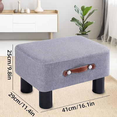 Fabric Small Ottoman Foot Rest Design