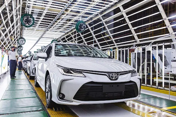 Toyota Corolla 2023 - fabrica Brasil