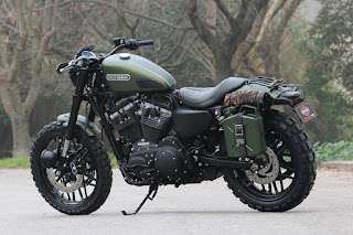 xl 1200 cx roadster tracker by hd jesi side left