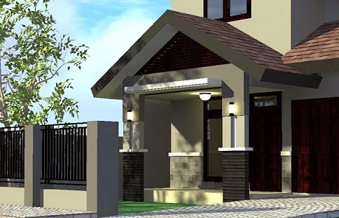 Desain Teras Rumah Mungil Minimalis Modern