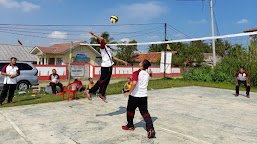 Jaga Kebugaran Tubuh dan Kekompakan, Satpolairud Polres Pandeglang Bentuk Tim Volly Ball