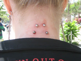 Right after second nape piercing