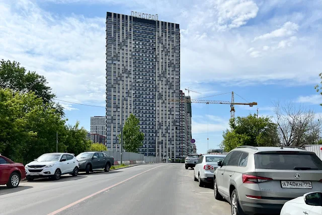 Шелепихинское шоссе, строящийся жилой комплекс «Сердце столицы»