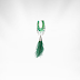 Hotbuys Green Feather Oversized Earring Released