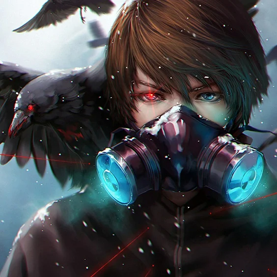 Anime Raven Bird Wallpaper Engine