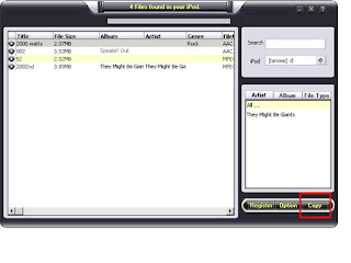 ITunes Music Transfer from Ipod