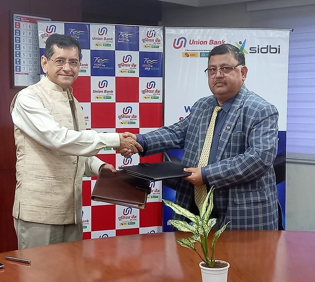 Union Bank of India Signs MoU with SIDBI for Co-Financing arrangement of MSMEs