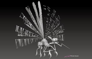 "Jurrassic Mosquito" - Character design & 3D model - ©Pierre Rouzier