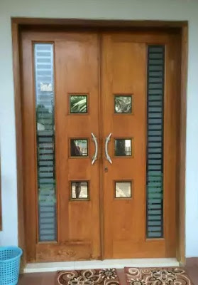 model pintu minimalis 2 pintu modern terbaru