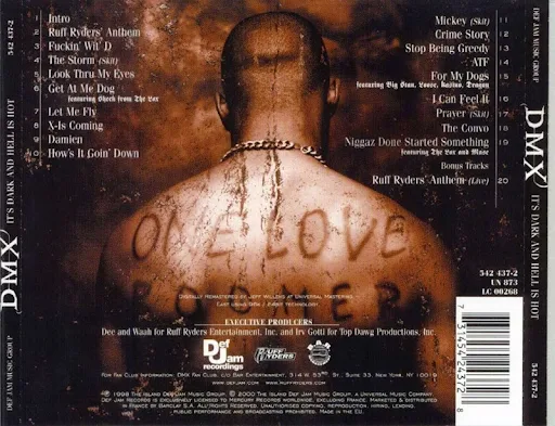 DMX- It's Dark And Hell Is hot-Back