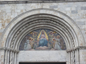 Affresco portale Cattedrale di sarzana