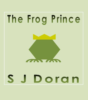 Title The Frog Prince by S J Doran and a geometric image resembling a frog wearing a crown