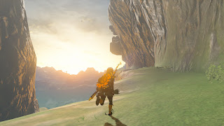 running between Dueling Peaks with the climbing set equipped