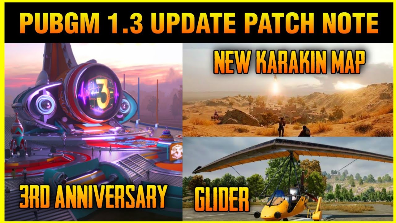 PUBG Mobile V1.3 upcoming Patch Notes