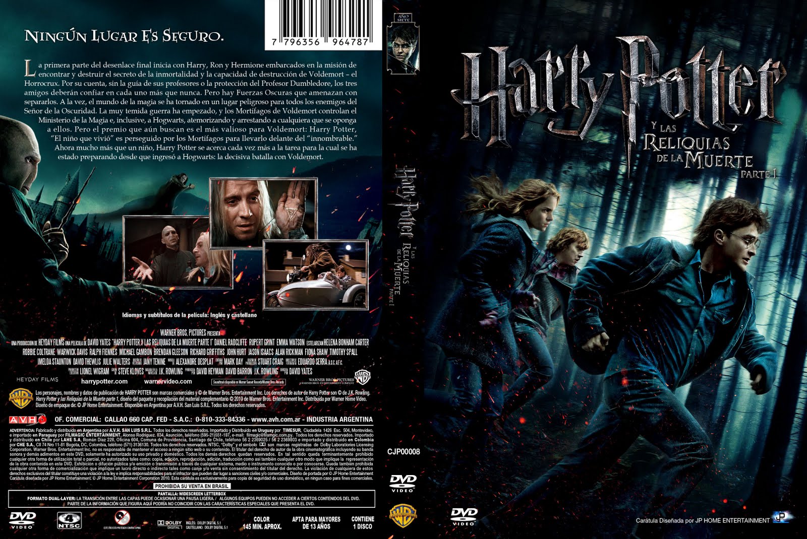 Peliculas en dvd: Harry Potter 7 reliquias de la muerte ...