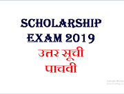 Scholarship Exam (5th and 8th) Answersheet 2019