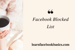 View My Blocked List On Facebook | Facebook Blocked Lists - View blocked users | How to See blocked profiles - Review Cast 