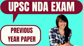 Download NDA Previous years questions papers with solution PDF files