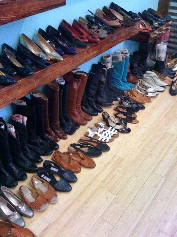vintage shoes, sandals, boots, and more!
