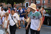 Bajada de cuadrillas de las fiestas de Llano