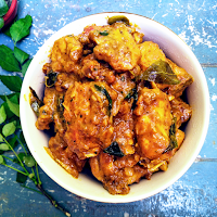 Chicken 65 is a popular recipe of South Indian cuisine. Boneless pieces of chicken are marinated with different spices, flour and curry leaves and thereafter deep fried in oil.