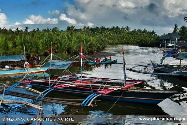 boats at Vinzons Camarines Norte