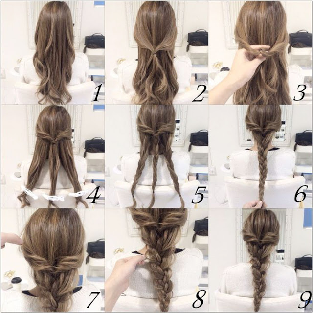 beautiful simple hairstyles for school step by step