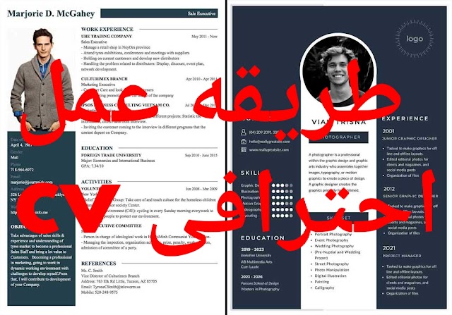 شاهد بالفديو طريقه عمل سيرة ذاتية احترافيه  cv
