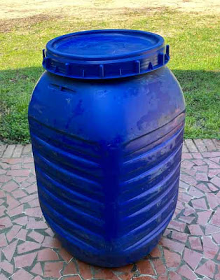 Blue barrel