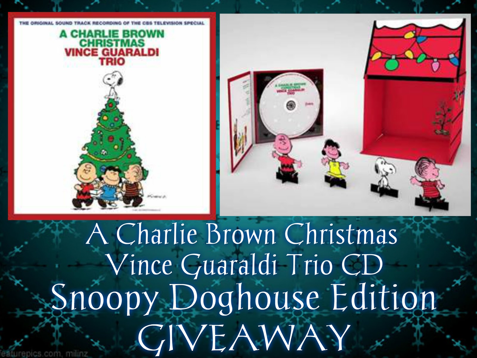 GIVEAWAY “Snoopy Doghouse Edition A Charlie Brown Christmas CD