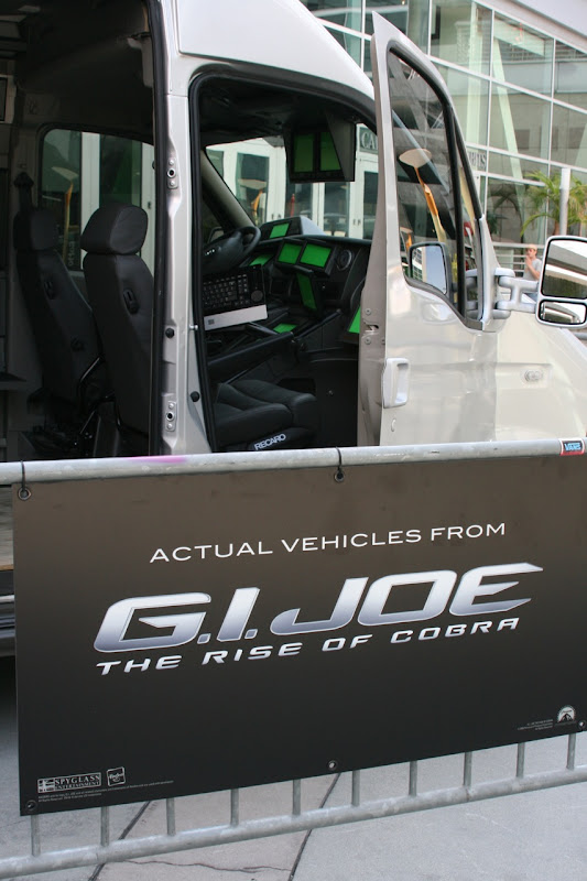 Actual GI Joe Movano movie van