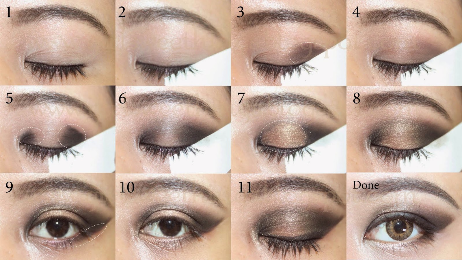 Tutorial Bronze Smokey Makeup GIRLSWEETHINGS