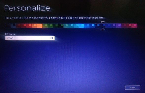 Pengaturan Instal Windows 8