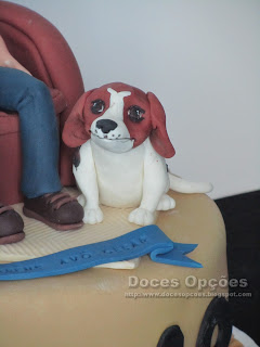 dog sugarpaste fondant