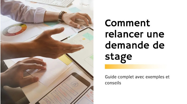 Comment relancer une demande de stage