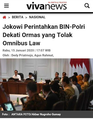 Bahaya dan Cilakanya Rancangan UU OMNIBUS LAW Bagi Kehidupan Berbangsa Dan Bernegara