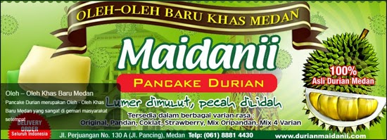 Maidaniipancakedurian.com Distributor Resmi Pancake Durian, Oleh Oleh Khas Medan