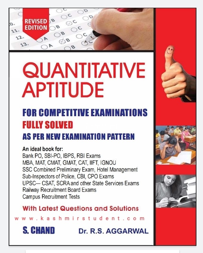 Quantitative Aptitude eBook for All JKSSB Exams | Download Here