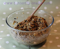 DIY Bird Seed Cookies Mixture